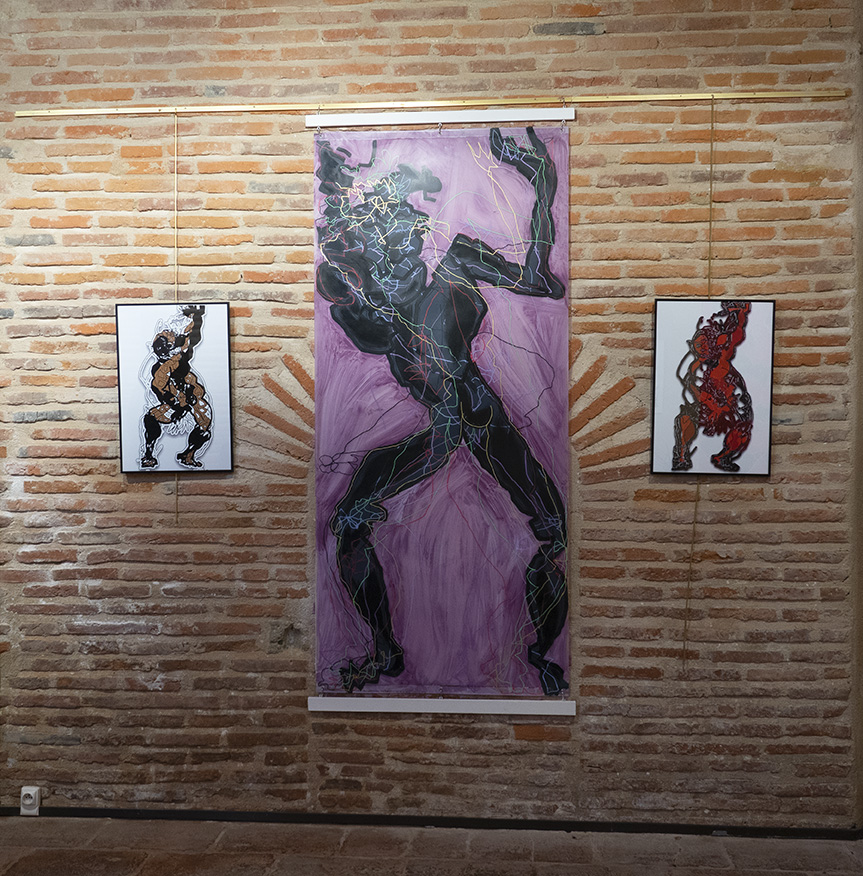 Atlantes à la Chapelle de la Gleysette