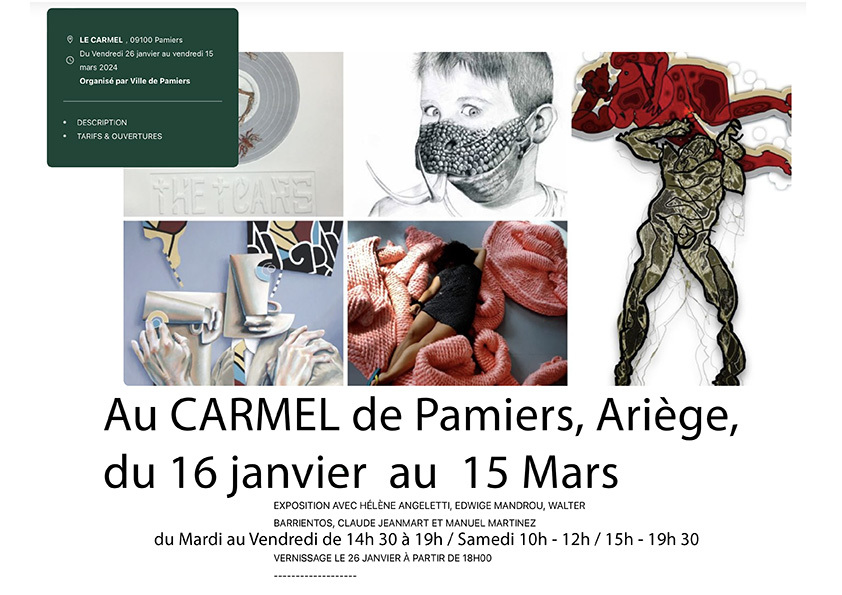 EXPOSITION AU CARMEL DE PAMIERS ( Ariège)