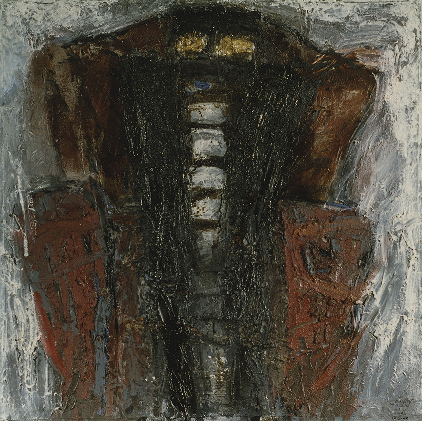 CASTILLE 3acrylique, pigments, terre, oxydes, sur toile100 x 1004  90 à 5  93