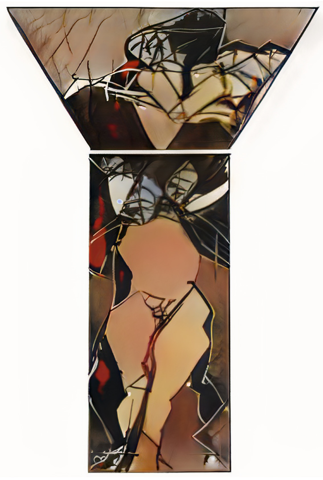 033 COUPLE COLONNE EN ECHO-FAB- NEURONAL