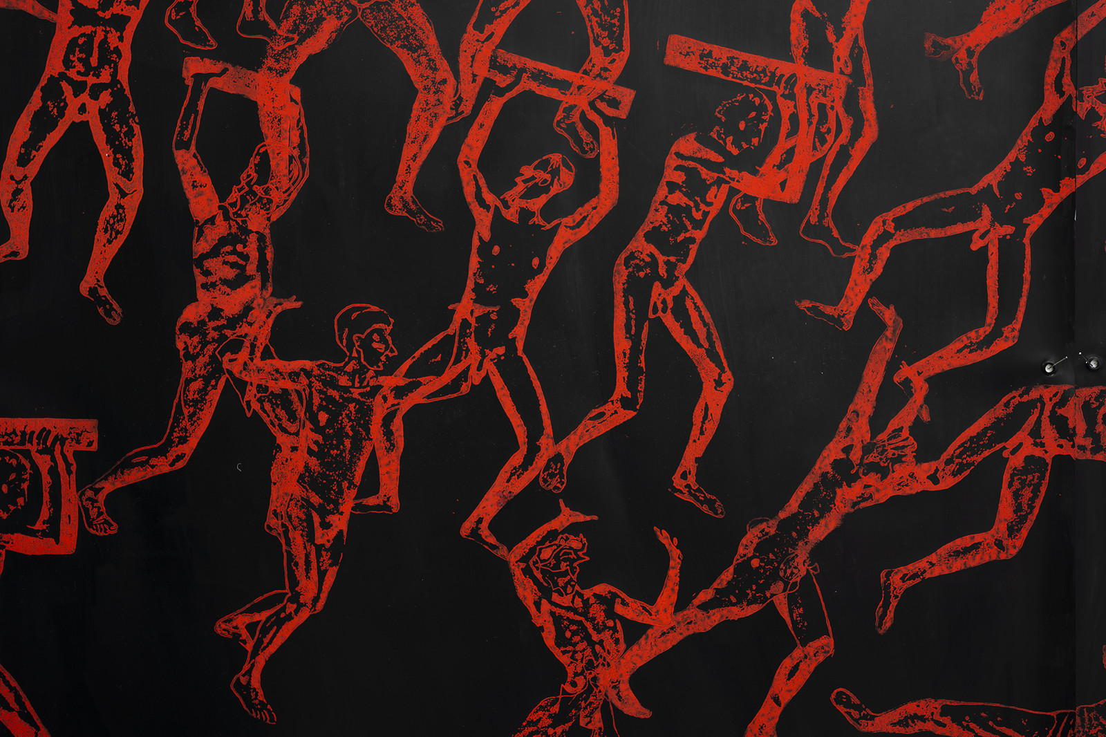 GRAND TRIPTYQUE n° 9   ATLANTES ET COSMOS