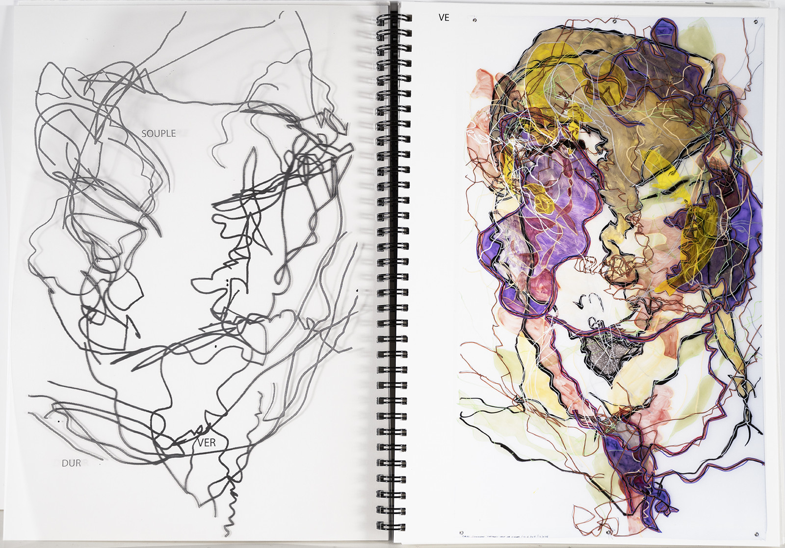 LIVRE PORTRAITS EN AVEUGLE