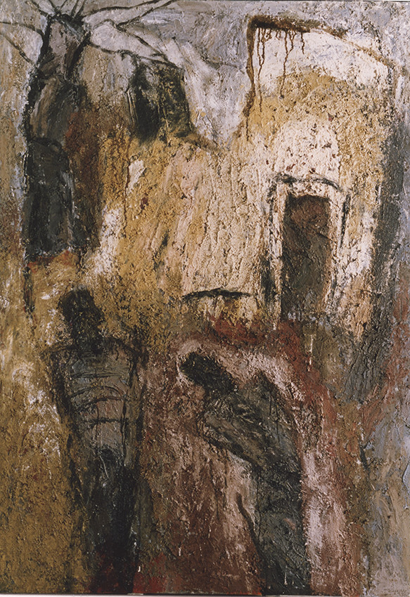 VOYAGE MENTAL 5acrylique, terre, pigments, marbre, toile200 x 1405  93