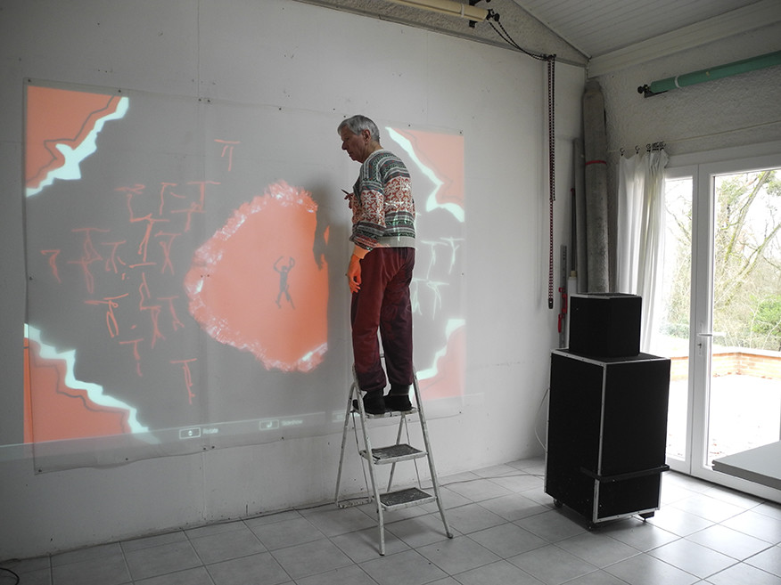 GRAND TRIPTYQUE n° 10 - ATLANTES : LUI, LES AUTRES