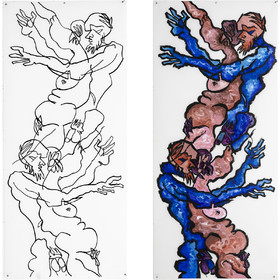 COUPLE COLONNE n° 23   F + D