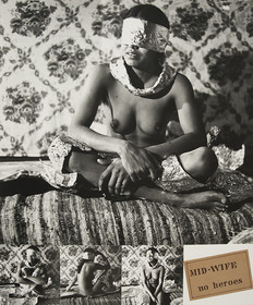 NO HEROES   3      8 – 7 - 81Je me ressentais dans le même état de disponibilité, de fonctionnement de tout le corps, comme après un échauffement de danse. J'ai évolué à partir de mouvements simples, non posés. C'était la seule façon que j'avais de vivre ce travail, dans la mesure où jusqu'à présent, j'ai toujours refusé qu'on me prenne en photo ( refus de l'image qui reste sur le papier ). J'ai accepté parce que je te connaissais, je connaissais les gens avec lesquels tu travaillais, et le genre de travail que tu faisais . Le refuser, je l'aurais pris comme une lâcheté, c'est à dire comme un refus d'aller jusqu'au bout de ce que je désirais