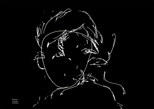 1° portrait par REGINA, mal entendante