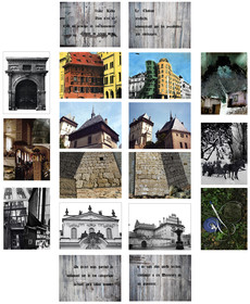 KAFKA. LE CHATEAU 1Description :8 formats 30 x 40. Photomontages numériques, impression jet d’encres aux pigments. Juin 2007.« Rien n’est ici irréfléchi. C’est un principe de fonctionnement administratif,que les possibilités d’erreur ne soient même pas envisagées »« Un décret nous parvint de je ne sais plus quelle section,indiquant sur le ton catégorique coutumier à ces Messieurs de là-haut,qu’il fallait nommer un arpenteur. »