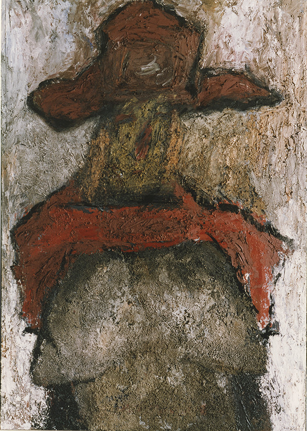 FATUM 1 bisacrylique, terre, pigments, oxydes, toile100 x 1007  93