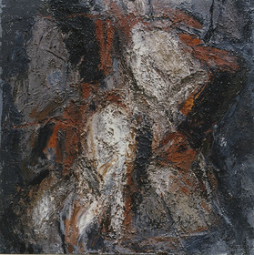 AKT 2 ( NU )terres, pigments, acrylique, sur toile100 X 10012  91