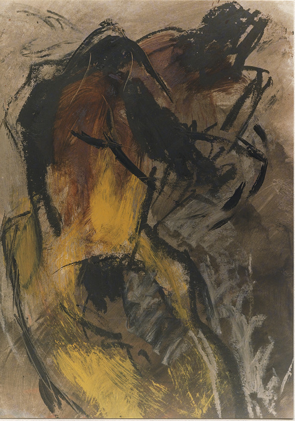 acrylique, craie, papier50 x 6510  89 - 6