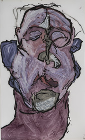 11 - CL  MAN - PORTRAIT EN AVEUGLE - HOMME - CONTOURS suite