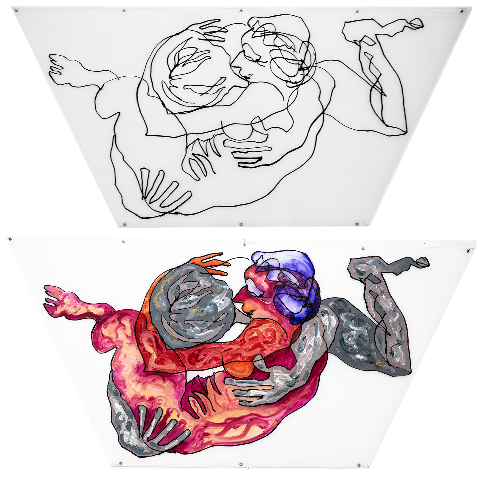 COUPLE COLONNE n° 17   MARIE HELENE C.