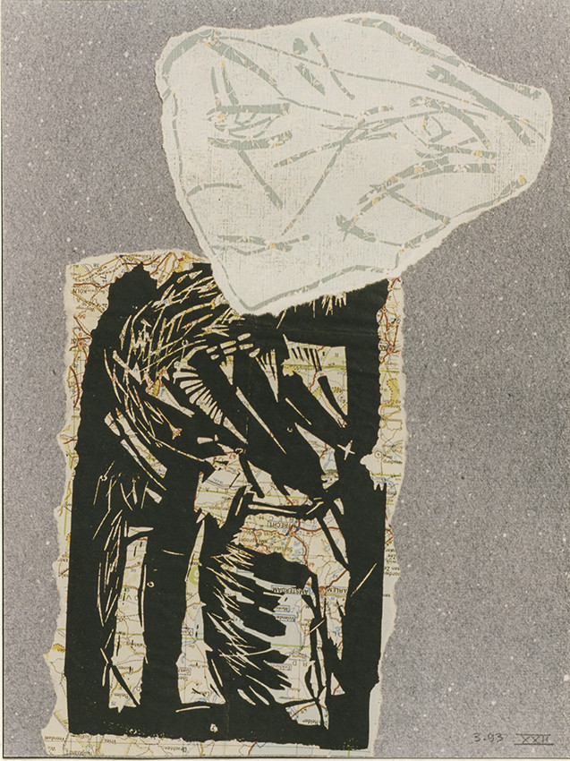 VOYAGE MENTALlinogravure, collages, encre et plume40 x 309  93 (22)