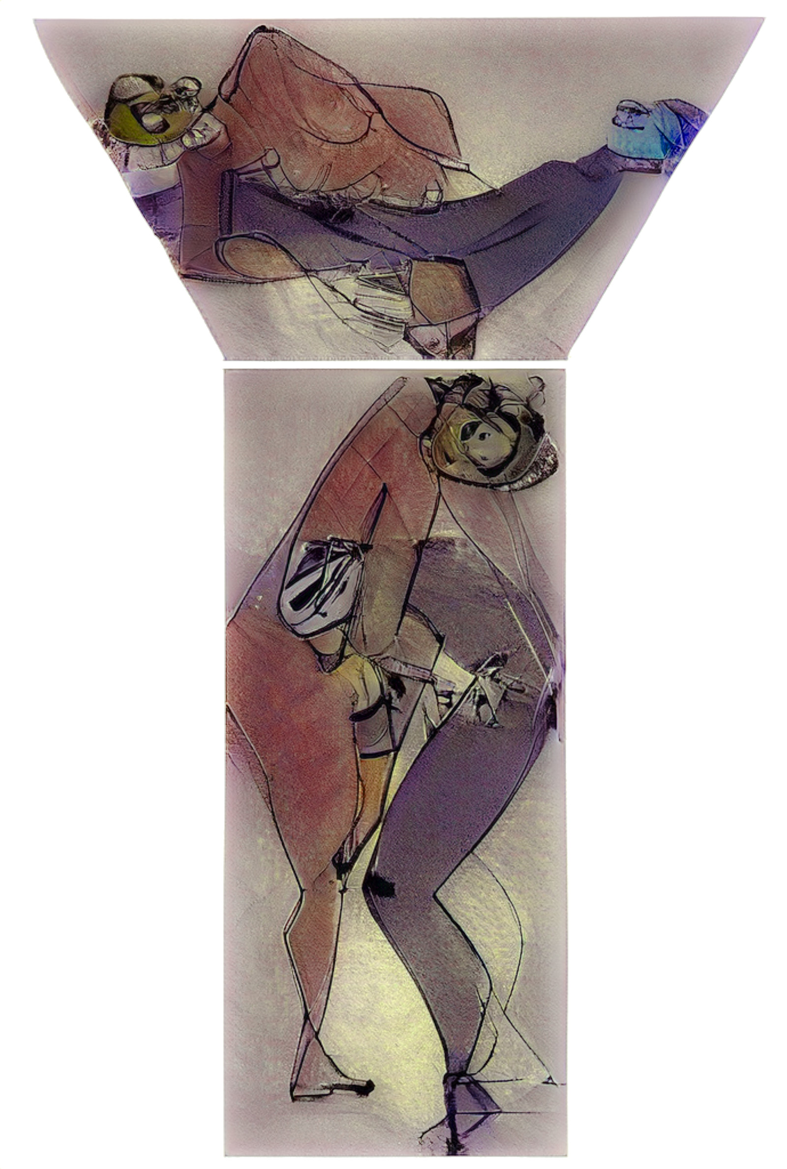 109 - COUPLE COLONNE EN ECHO   NEURONAL    CL  ISA G