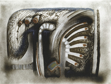 CORPS - gouache, craie, encres - 50 x 65 - 1 71 - 2