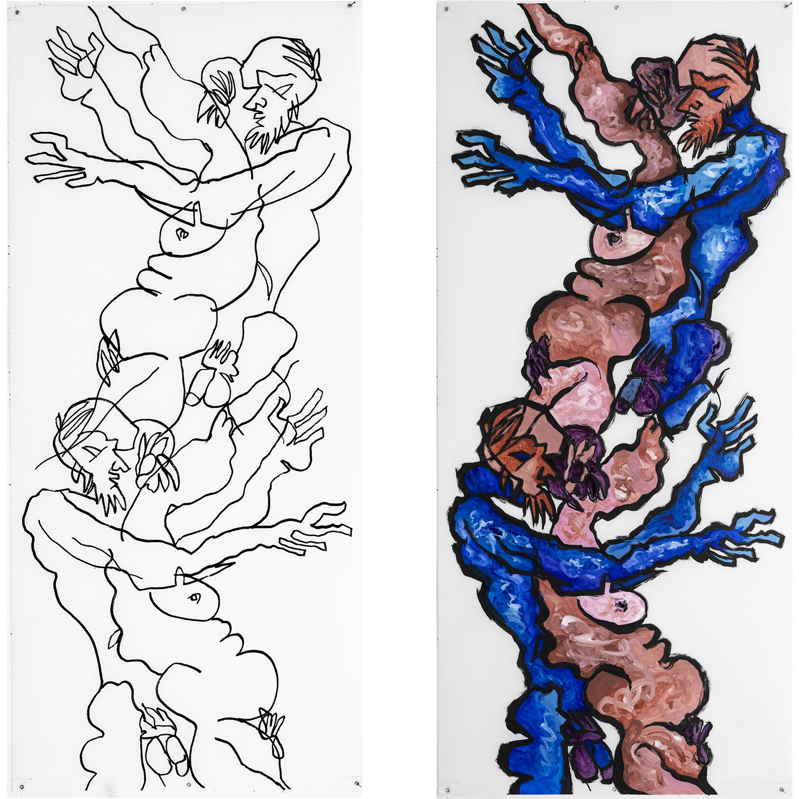 COUPLE COLONNE n° 23   F + D