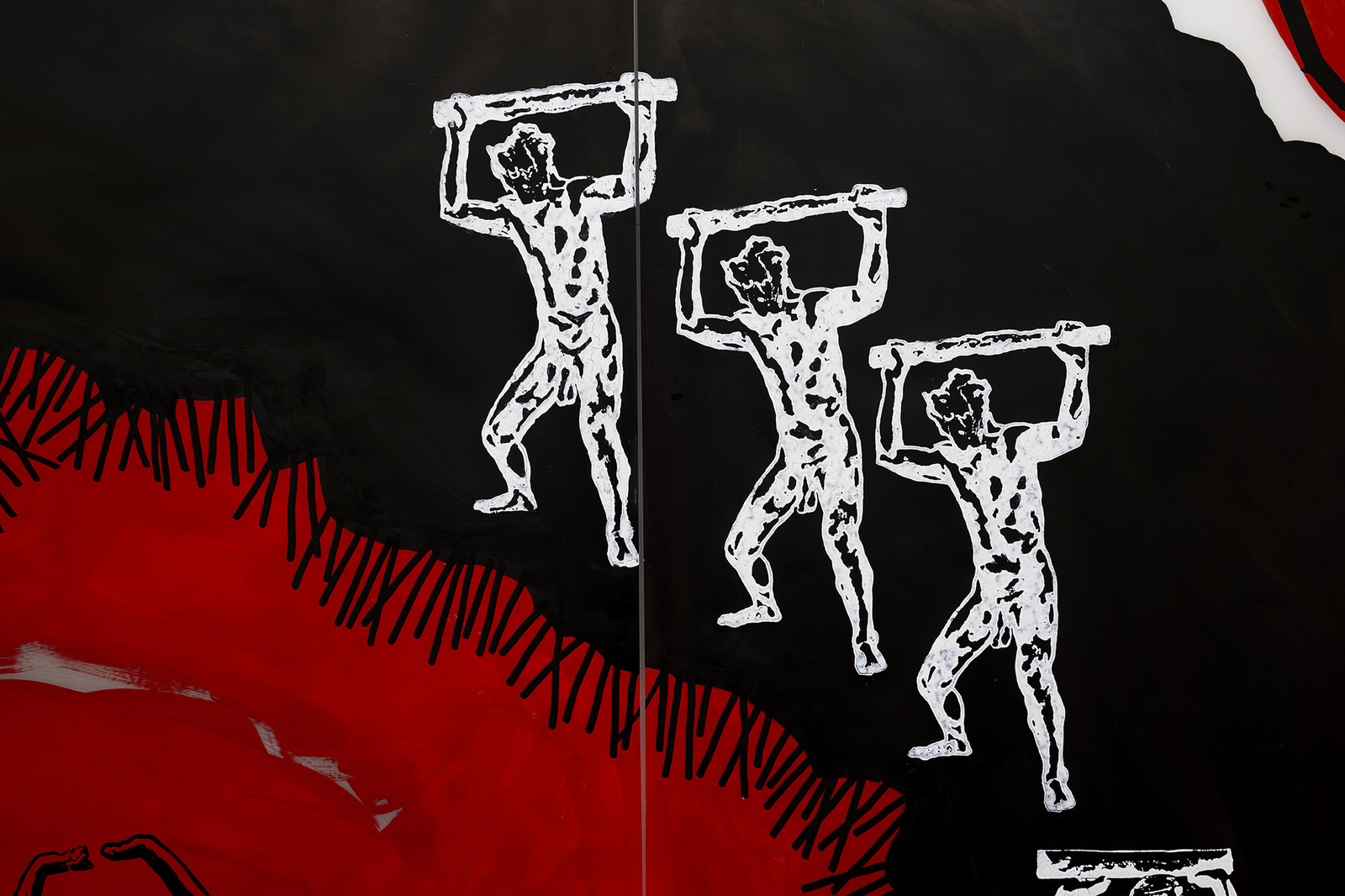 GRAND TRIPTYQUE n° 10 - ATLANTES : LUI, LES AUTRES