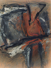 DE SARAGOSSE A BURGOS craies grasses, pigments, mines, terre, papier65 x 502  90 (2)