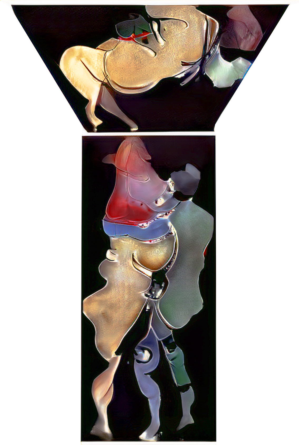 035 COUPLE COLONNE EN ECHO-FAB- NEURONAL