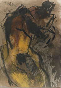 acrylique, craie, papier50 x 6510  89 - 6