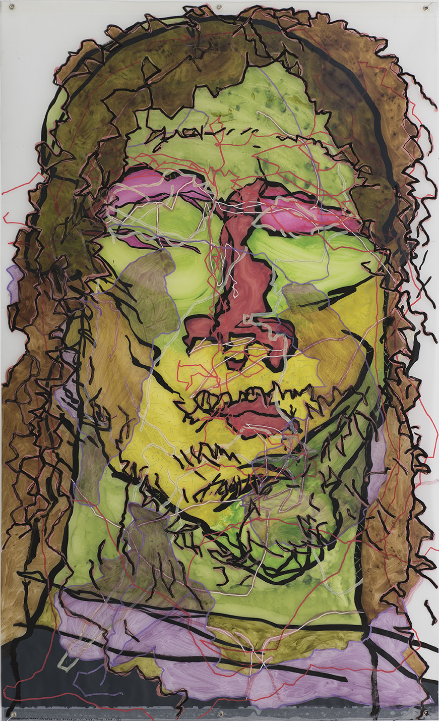 16 - CL  YA  - PORTRAIT EN AVEUGLE -  HOMME