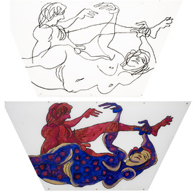 COUPLE COLONNE n° 25   JEANNE