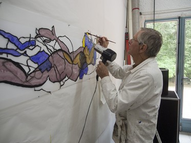 Compo 7- encre et fiel et séchage2011