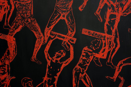 GRAND TRIPTYQUE n° 9   ATLANTES ET COSMOS