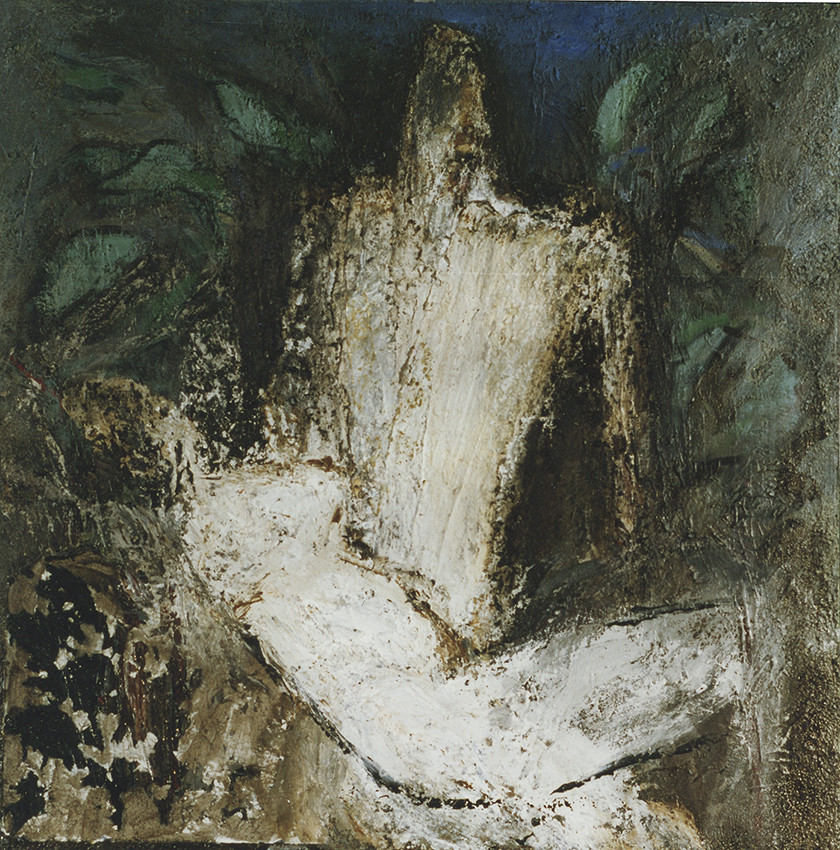 VOYAGE MENTAL 3acrylique, terre, pigments, marbre, toile100 x 1005  93collection particulière Nantes