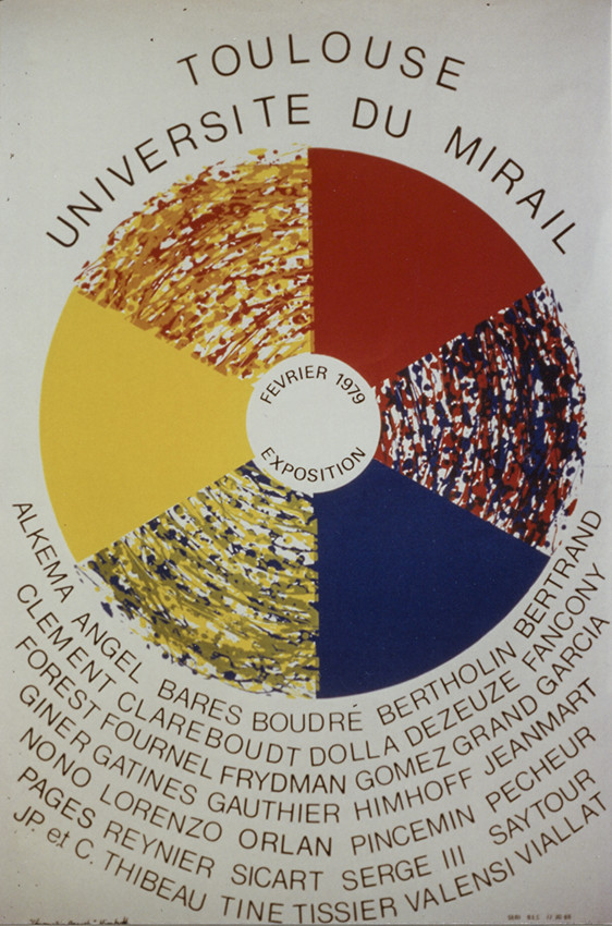 Légende :	affiche 79Description :Université Toulouse le Mirailexposition février 1979