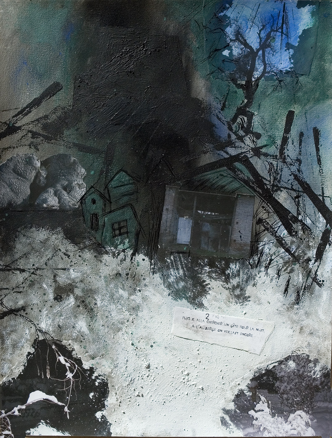 A L'OMBRE DU CHÂTEAU ( d'Après Kafka )