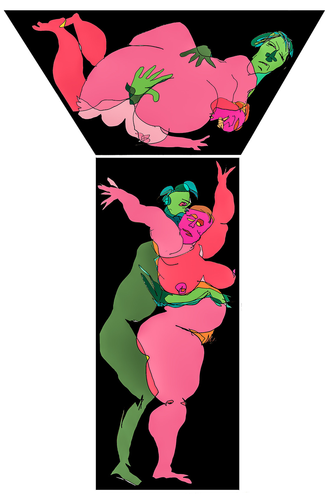 61-COUPLE EN ECHO- FRA. S - PREMIER