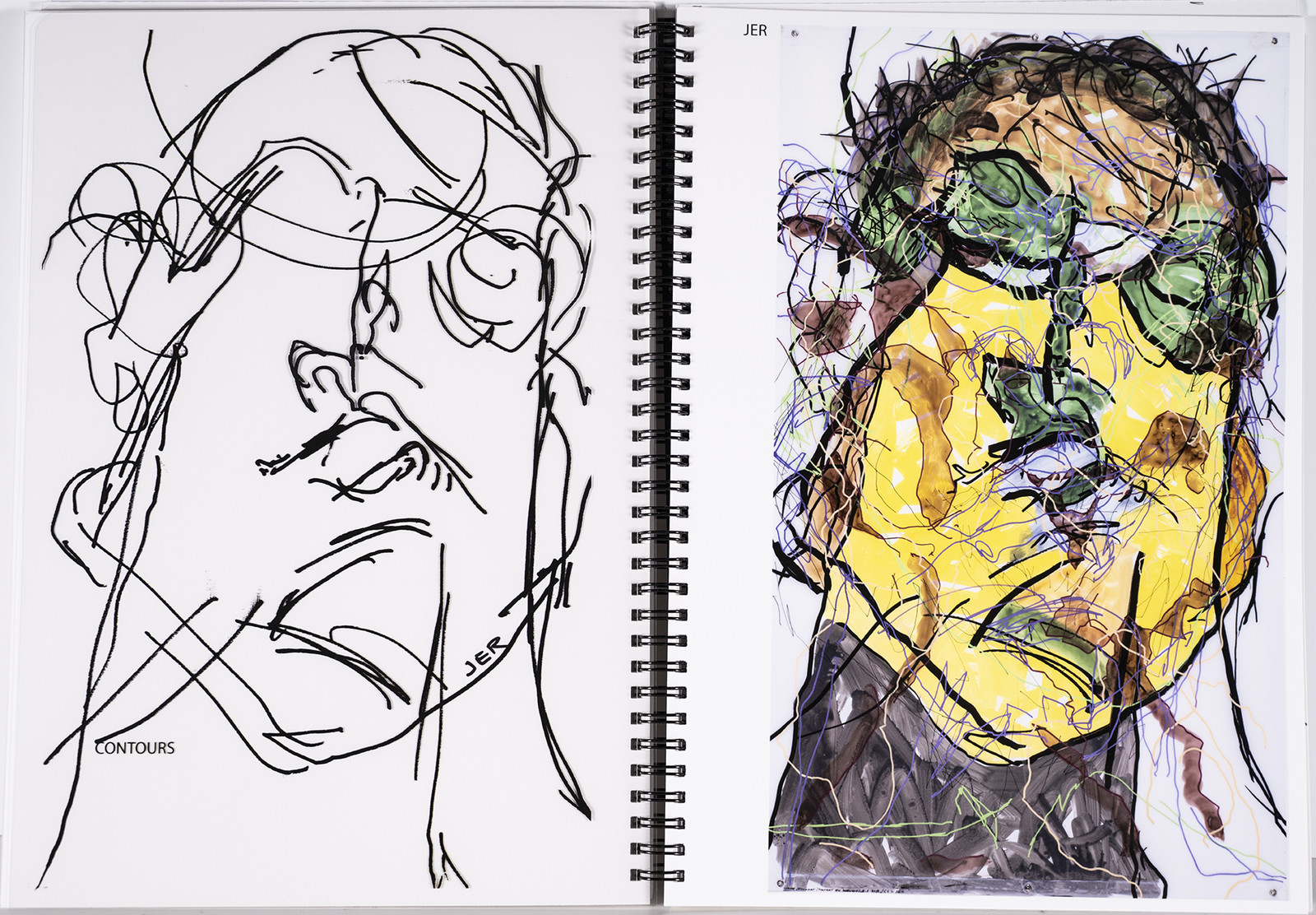 LIVRE PORTRAITS EN AVEUGLE