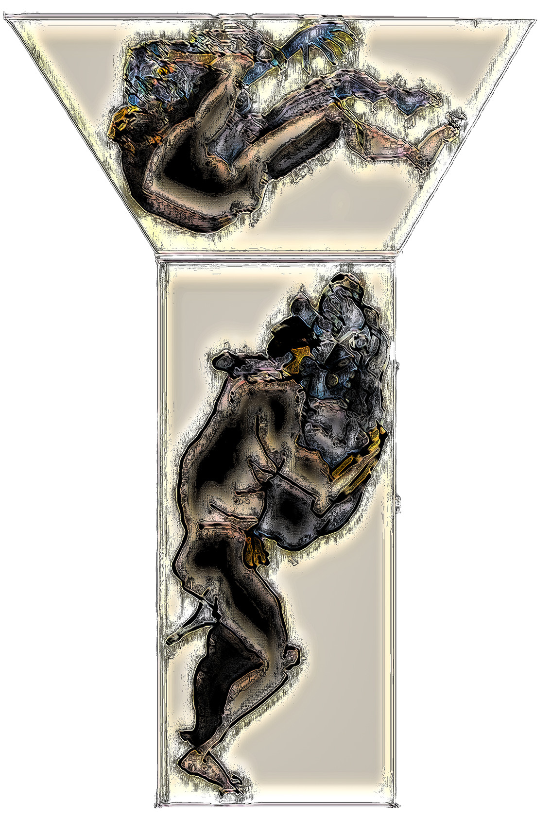 53 -COUPLE EN ECHO- FAB L - NEURONAL