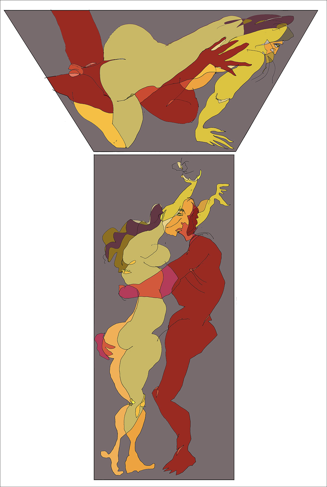 128 - Couple Colonne En Echo - PREMIER   Marie