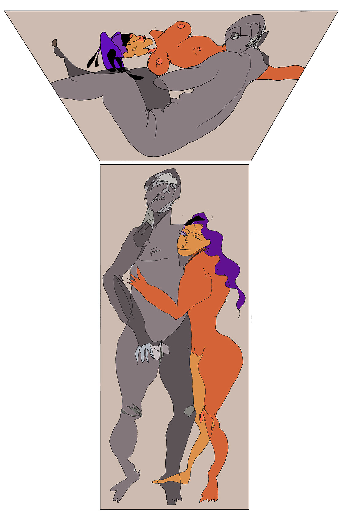 127 - Couple Colonne En Echo - PREMIER   Marie