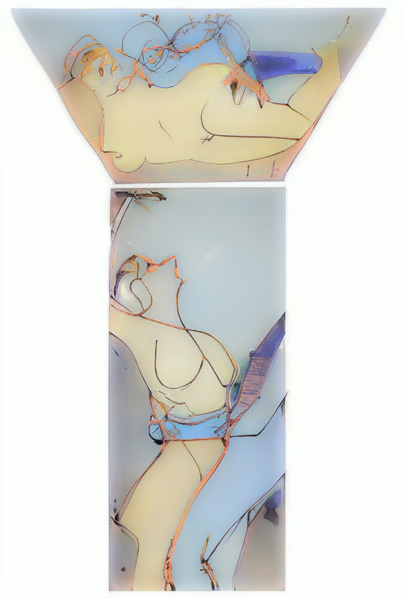 110 - COUPLE COLONNE EN ECHO   NEURONAL    CL  ISA G