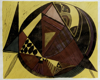 VOYAGES - linogravure - 50 x x65 - 4 65