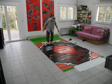 GRAND TRIPTYQUE n° 10 - ATLANTES : LUI, LES AUTRES