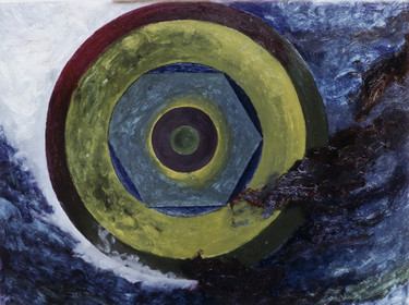 VOYAGE - huile sur carton - 50 x 65 - 5 70 - 2