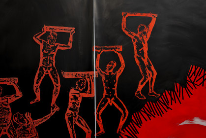 GRAND TRIPTYQUE n° 10 - ATLANTES : LUI, LES AUTRES