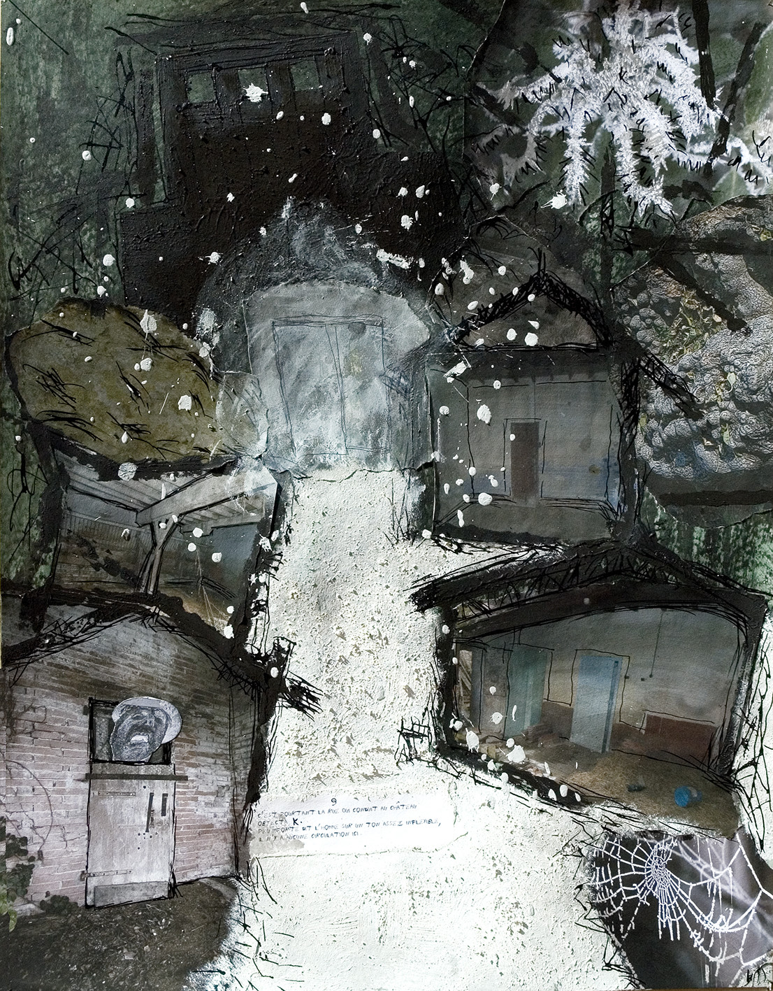 A L'OMBRE DU CHÂTEAU ( d'Après Kafka )