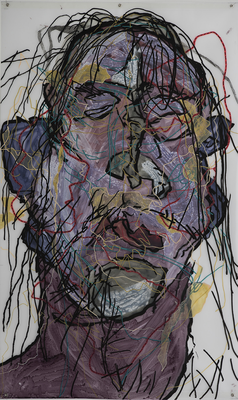 11 - CL  MAN - PORTRAIT EN AVEUGLE - HOMME - POILS ET CHEVEUX