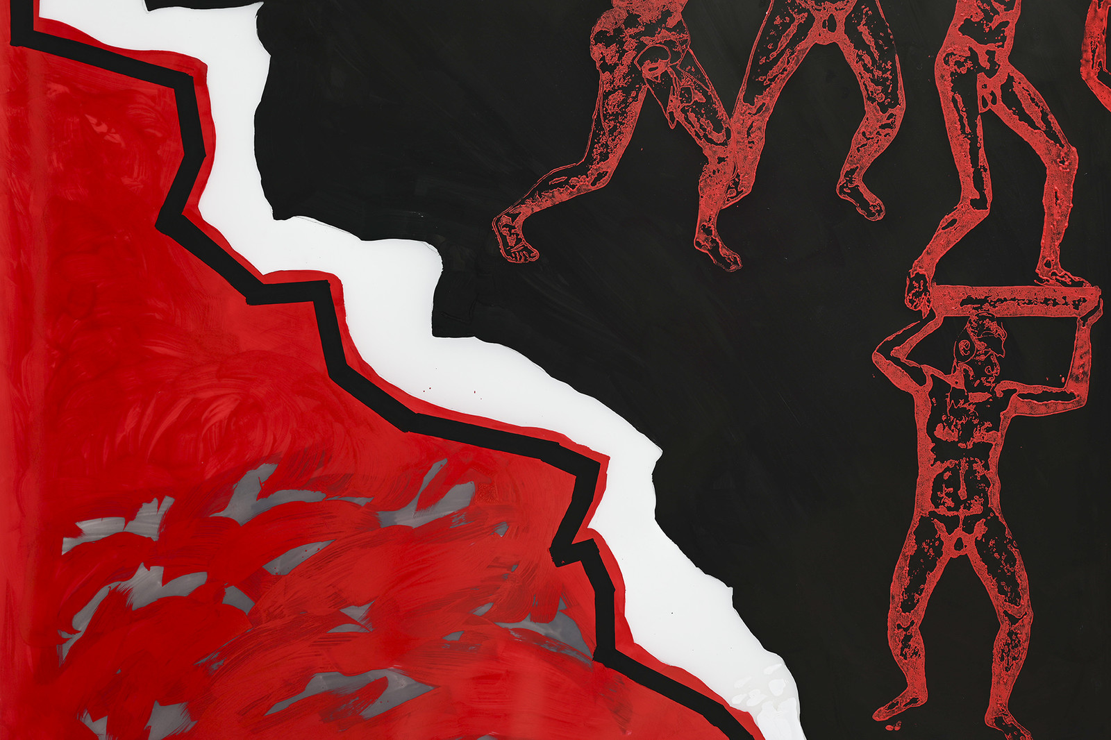 GRAND TRIPTYQUE n° 10 - ATLANTES : LUI, LES AUTRES