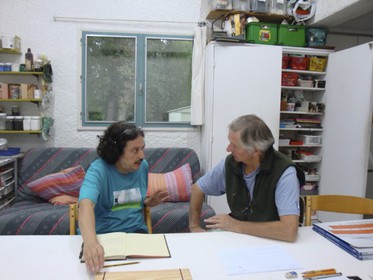 Claude préparation avec Jordi Cerdà