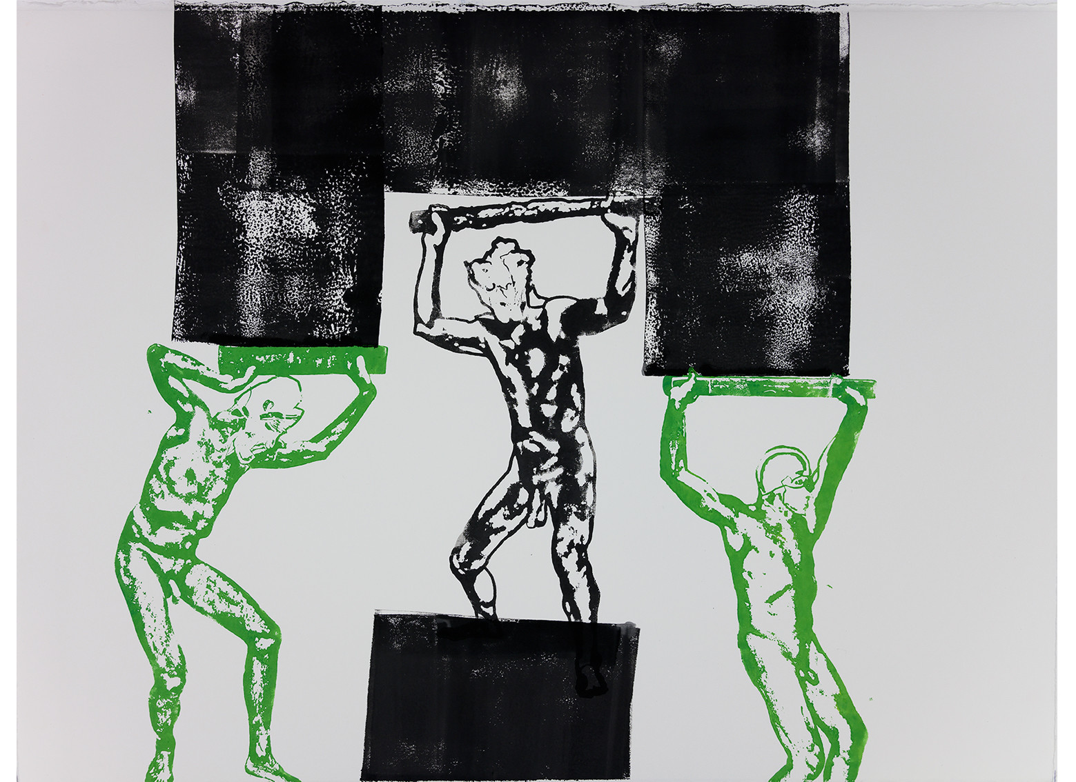 20 planches 55 x 77   papier pour eau forte   impression de lino gravures   encres Schmincke   impression au pied   Mai 2019