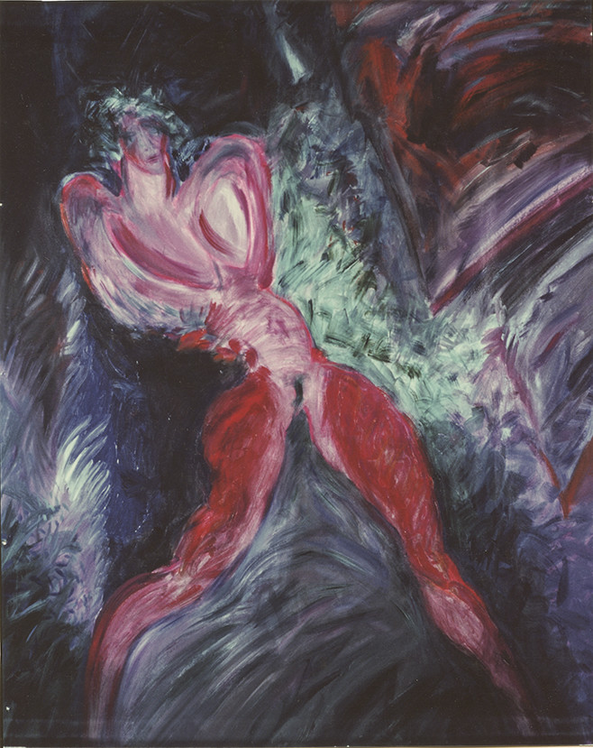 MADAME EDWARDA ( Nicolas Bataille )Salon Jeanne Gatineau   Bibliothèque Nationaleacrylique sur polyester162 x 1309  84