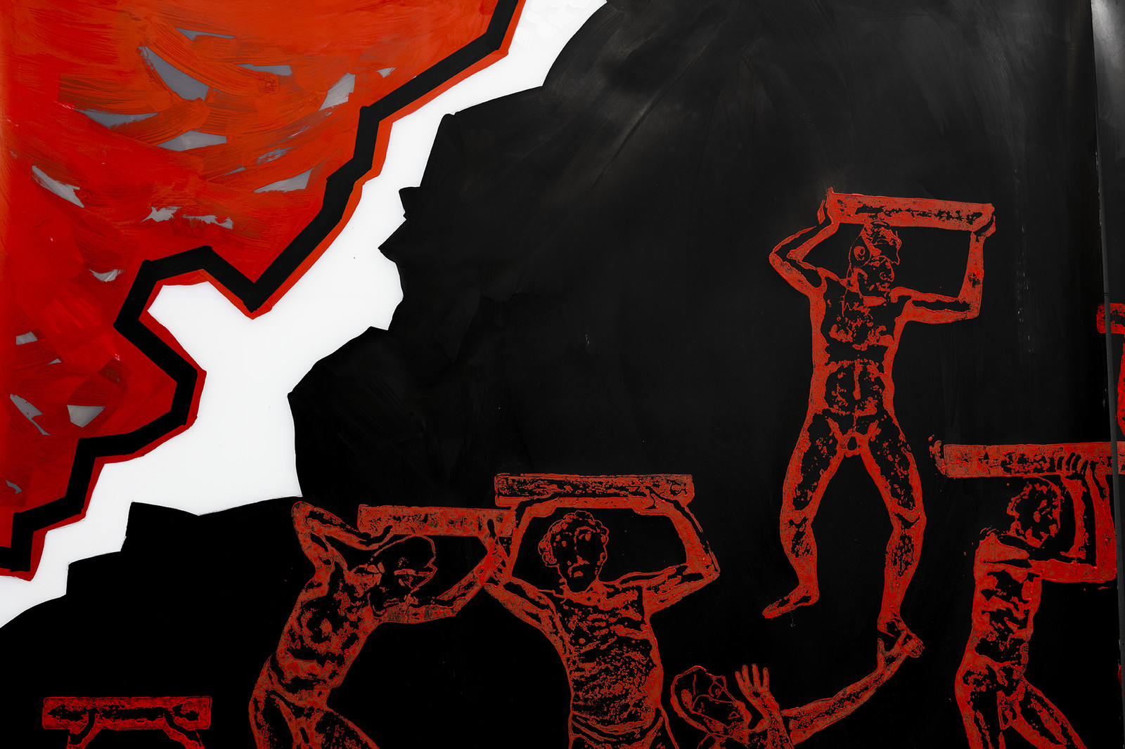 GRAND TRIPTYQUE n° 10 - ATLANTES : LUI, LES AUTRES