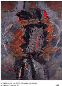 DE SARGASSE A BURGOS 7162 x 130acrylique sur toile libre20 - 2 - 1990